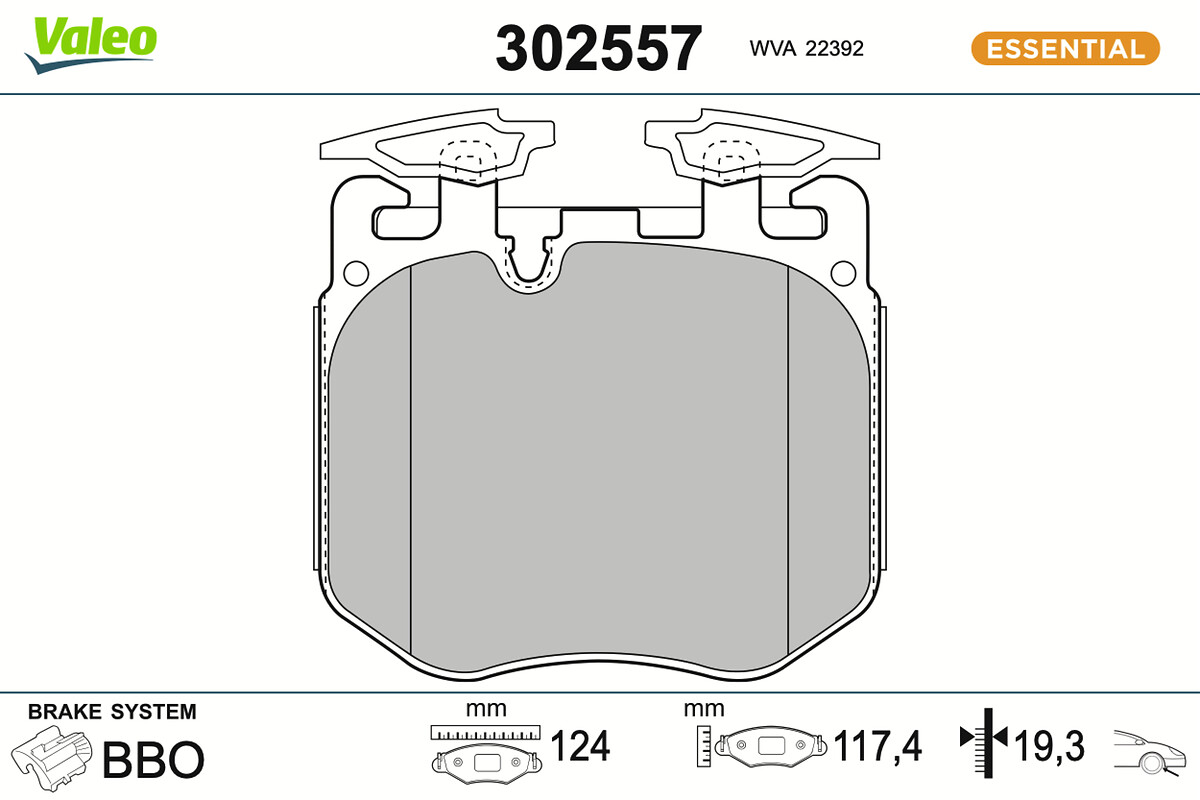 BRAKE PADS FIRST BMW 730I D FR